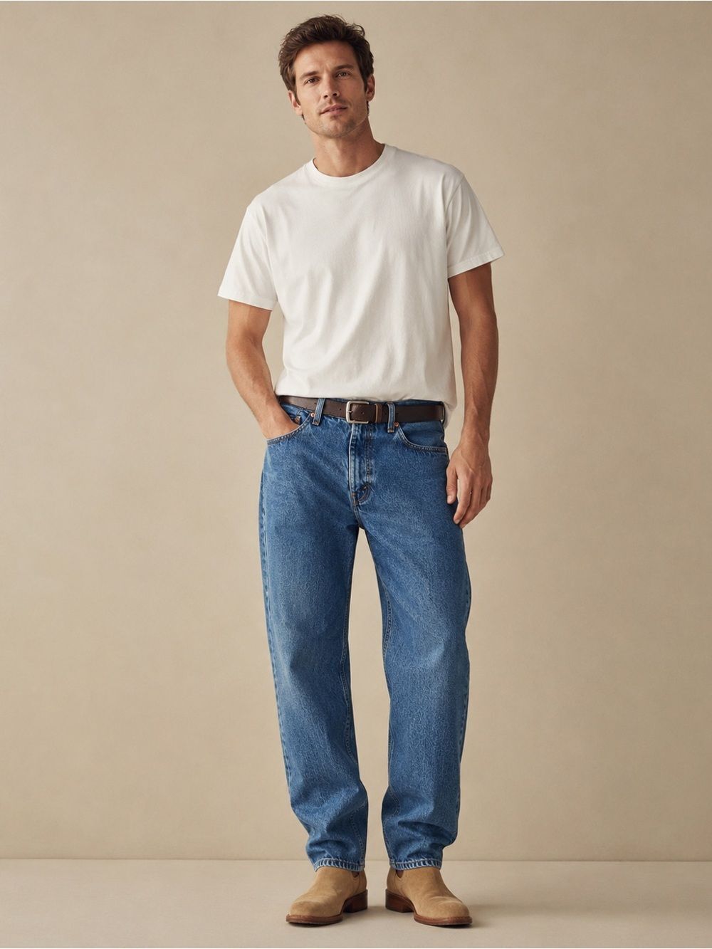 Levi’s 550 Relaxed Fit Jeans Men’s 34x30 Medium Wash Tapered Leg 100% Cotton